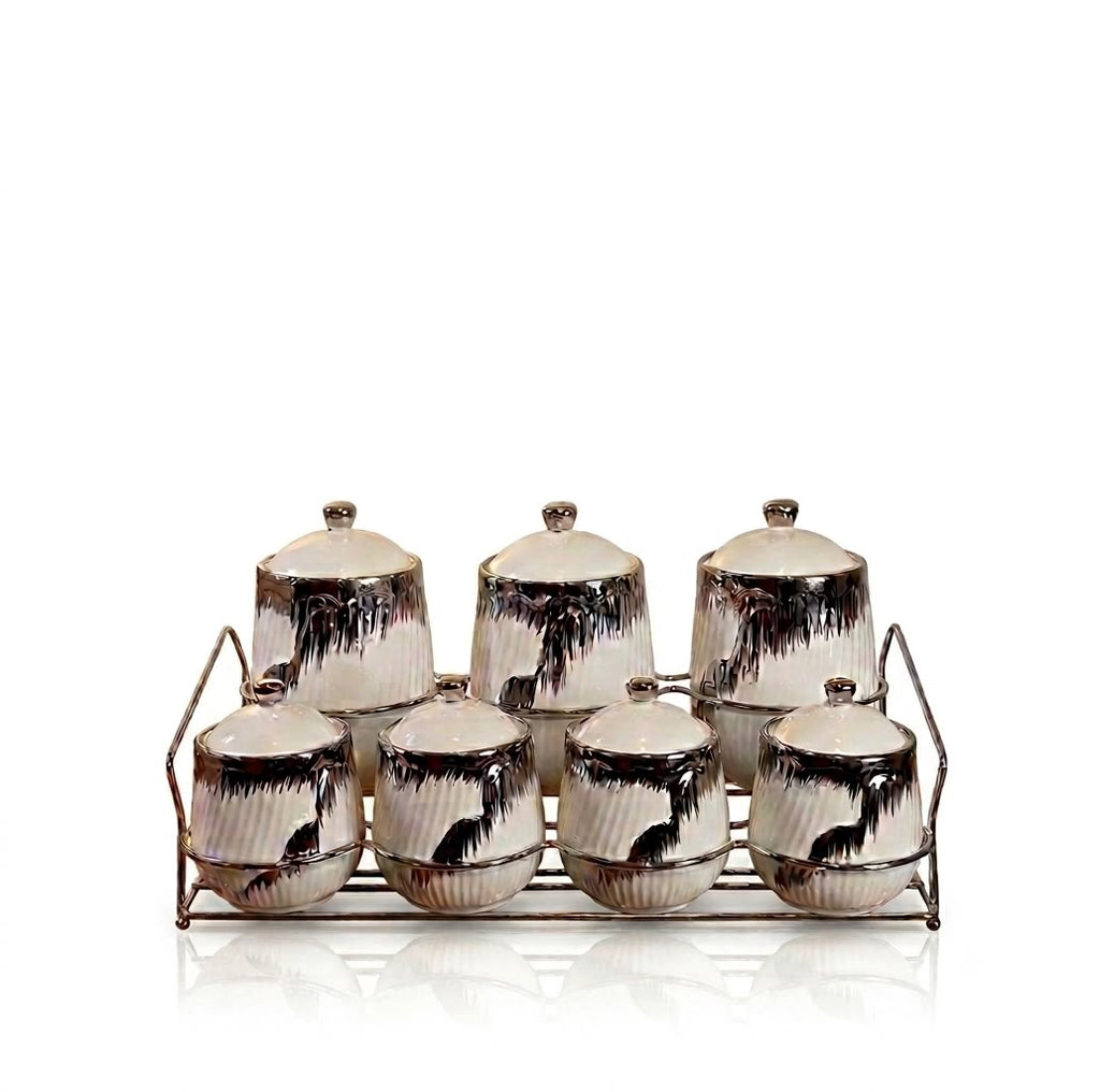 Set de 7 boites de rangement pour épices