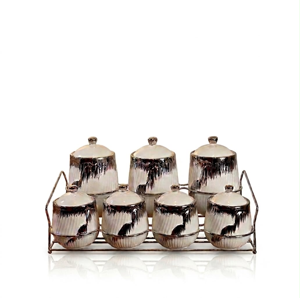 Set de 7 boites de rangement pour épices