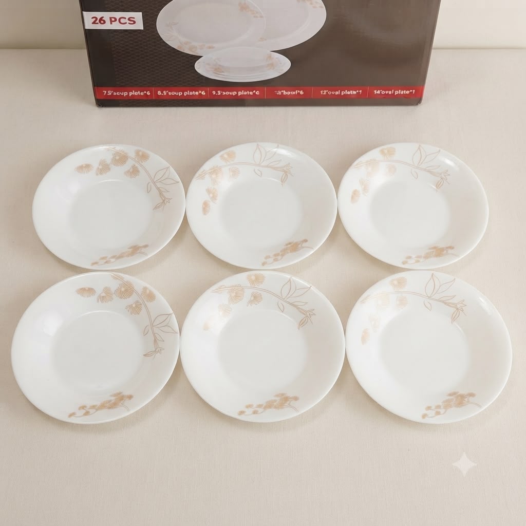 Service de table opal 26 pièces